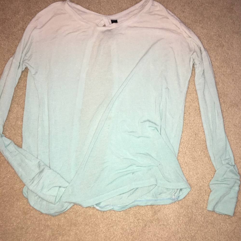 aeropostale ombré open back top
